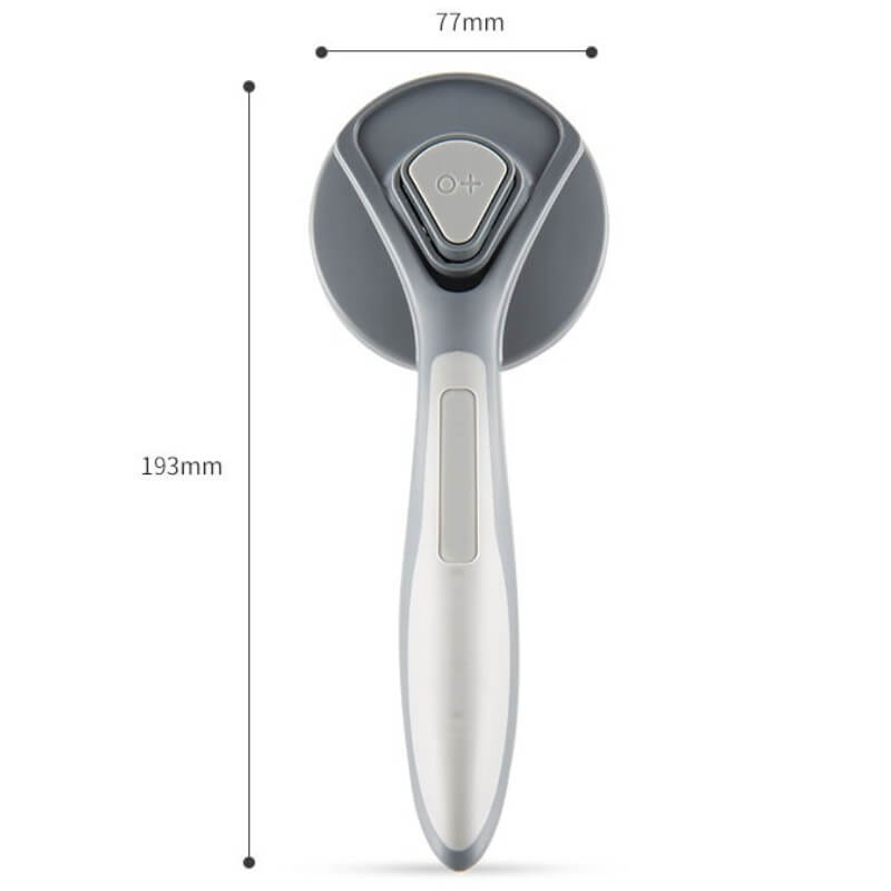 Brosse pour poil de chat grise dimensions